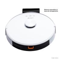 Robô Aspirador e Passa Pano KABUM! smart 700 - 5 Modos de Limpeza, Mapeamento a Laser 3D, Base de Carregamento - Bivolt - Branco - KBSF006 - 6