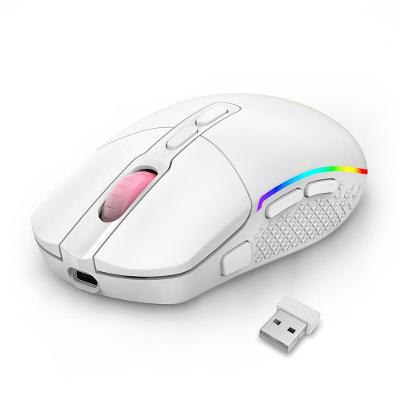 Mouse Gamer Sem Fio Redragon Invader Pro, RGB, 10000 DPI, 9 Botões, Wireless, Branco - M719W-RGB-PRO