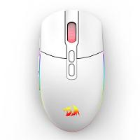 Mouse Gamer Sem Fio Redragon Invader Pro, RGB, 10000 DPI, 9 Botões, Wireless, Branco - M719W-RGB-PRO - 7