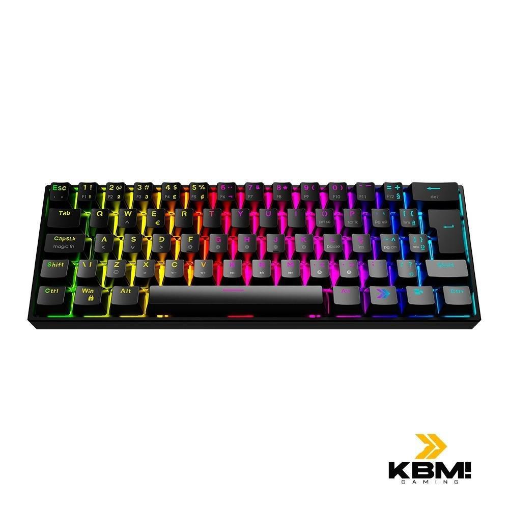 Teclado Mecânico Gamer KBM! GAMING TG600, Preto, 60% e ABNT2, RGB, Switch Gateron Blue - KGTG600PTAZ - 3