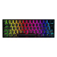 Teclado Mecânico Gamer KBM! GAMING TG600, Preto, 60% e ABNT2, RGB, Switch Gateron Blue - KGTG600PTAZ - 1