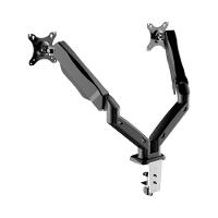 Suporte Duplo de Monitor KABUM! essentials + KBM! GAMING SME210, Articulado, Pistão a gás, Monitores de 10 a 32 polegadas - KESME210PT - 4