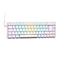 Teclado Mecânico Gamer KBM! GAMING TG700, Branco, 65% e ABNT2, RGB, Switch Gateron Red - KGTG700BRVR - 1