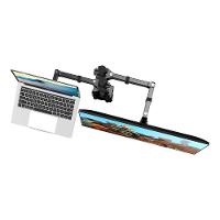 Suporte Duplo para Monitor e Notebook KABUM! essentials + KBM! GAMING, Articulado, Monitores de 13 a 32 polegadas - KESME120PT - 3