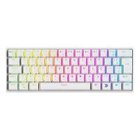 Teclado Mecânico Gamer KBM! GAMING TG600, Branco, 60% e ABNT2, RGB, Switch Gateron Blue - KGTG600BRAZ - 1