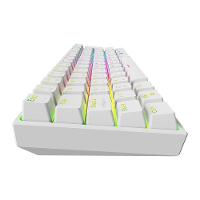 Teclado Mecânico Gamer KBM! GAMING TG600, Branco, 60% e ABNT2, RGB, Switch Gateron Blue - KGTG600BRAZ