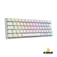 Teclado Mecânico Gamer KBM! GAMING TG600, Branco, 60% e ABNT2, RGB, Switch Gateron Blue - KGTG600BRAZ - 5