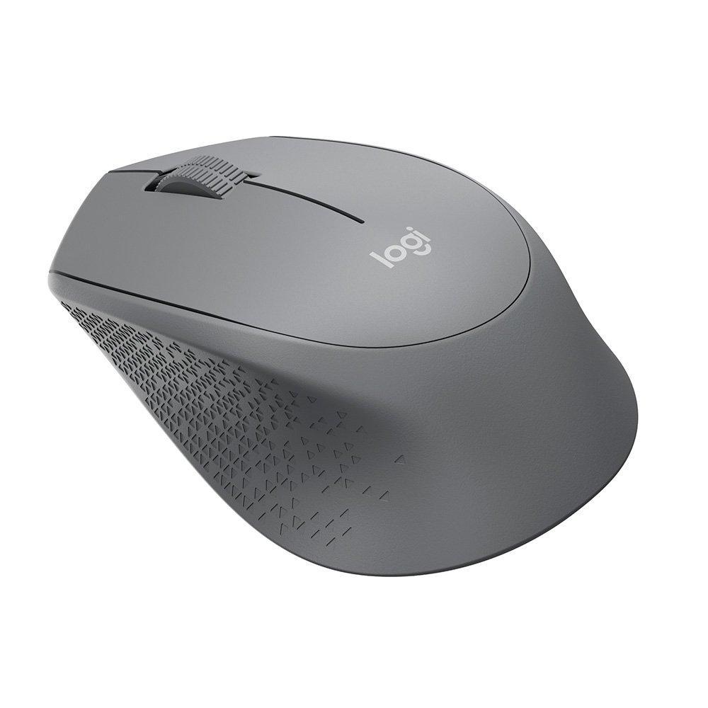 Mouse sem fio Logitech M280 com Conexão USB e Pilha Inclusa, Cinza - 910-004285 - 1