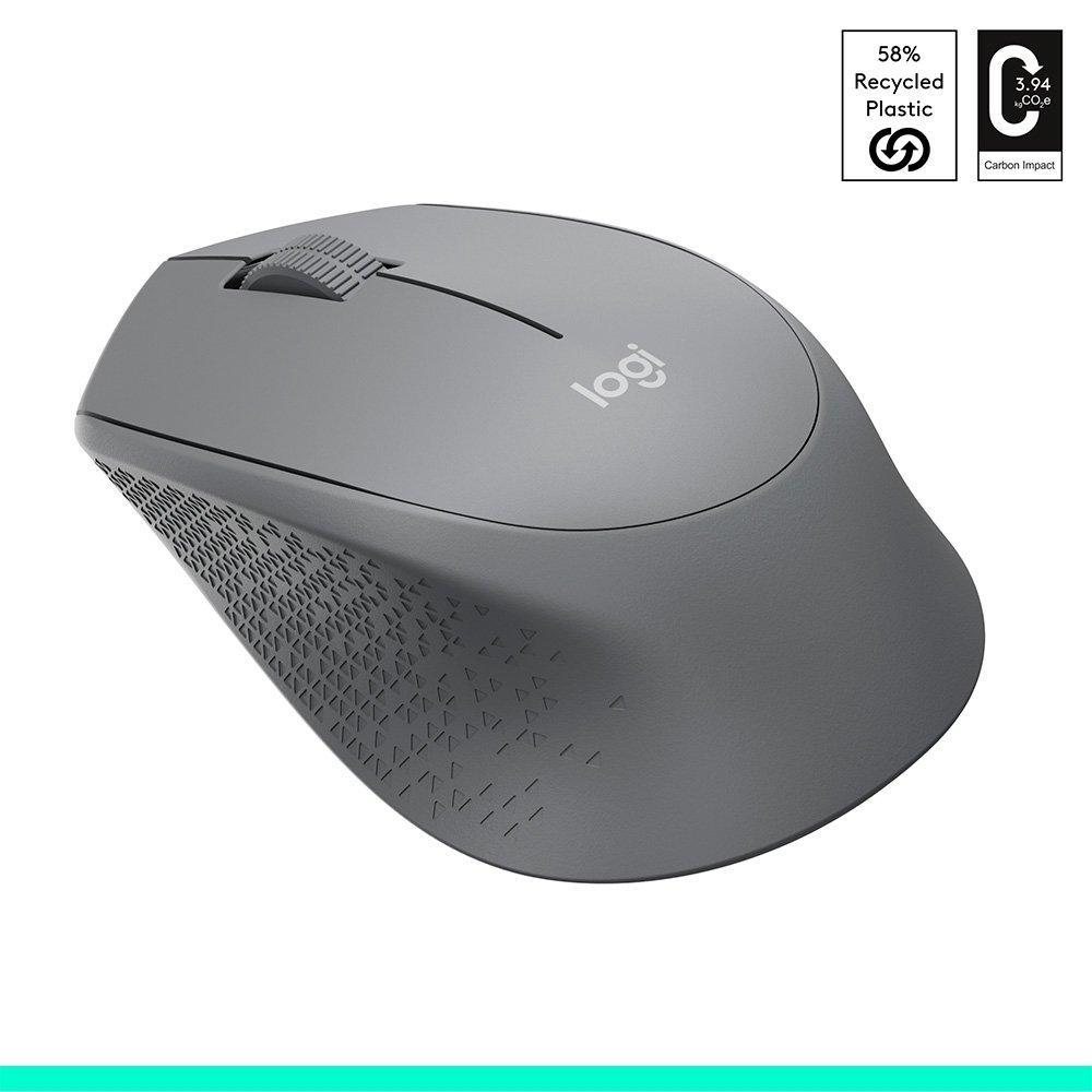 Mouse sem fio Logitech M280 com Conexão USB e Pilha Inclusa, Cinza - 910-004285 - 9