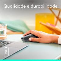 Mouse sem fio Logitech M280 com Conexão USB e Pilha Inclusa, Cinza - 910-004285 - 3