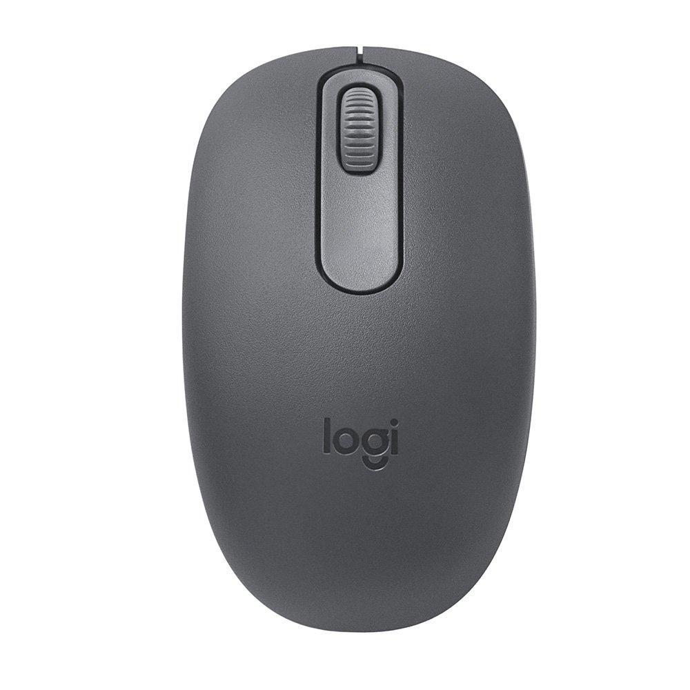 Mouse Sem Fio Logitech M196, Ambidestro Compacto, Bluetooth, Compatível com PC e Mac, Grafite - 910-007456 - 1