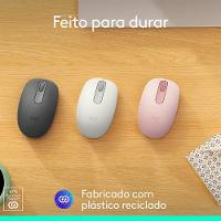 Mouse Sem Fio Logitech M196, Ambidestro Compacto, Bluetooth, Compatível com PC e Mac, Grafite - 910-007456 - 2