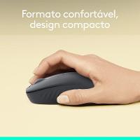 Mouse Sem Fio Logitech M196, Ambidestro Compacto, Bluetooth, Compatível com PC e Mac, Grafite - 910-007456 - 9