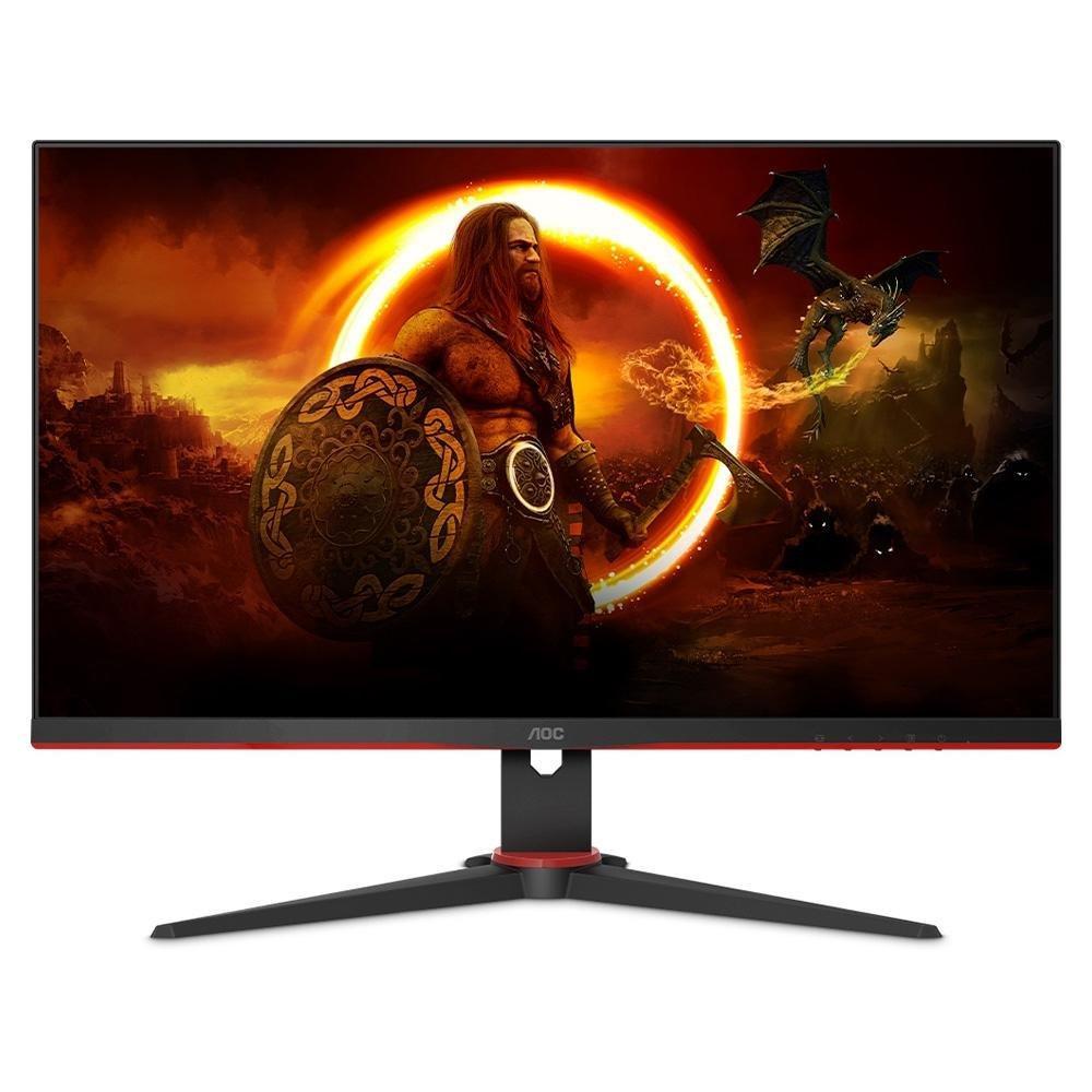 Monitor Gamer AOC 23.8", Full HD, 100Hz, 1ms, IPS, DisplayPort e HDMI, Adaptive-Sync,  - 24G2E1 - 1