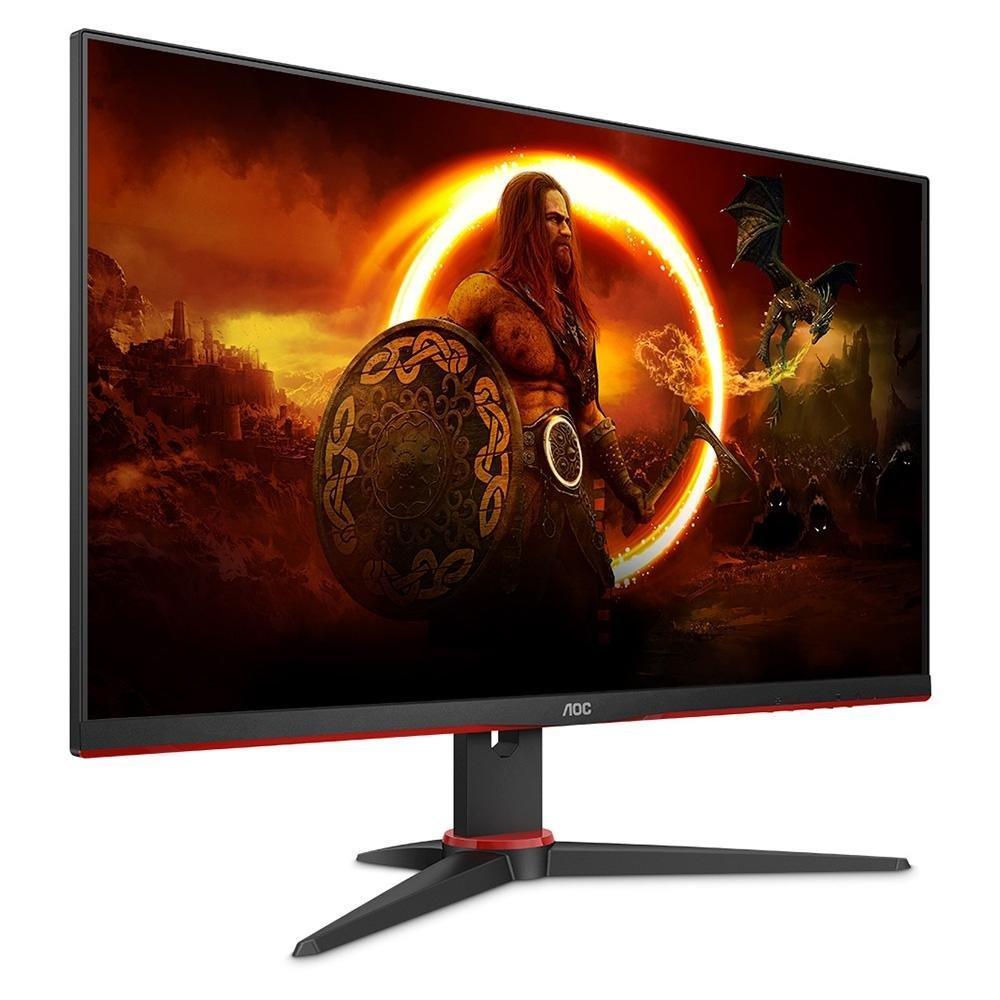 Monitor Gamer AOC 23.8", Full HD, 100Hz, 1ms, IPS, DisplayPort e HDMI, Adaptive-Sync,  - 24G2E1 - 5