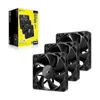 Kit com 3 Ventoinhas Corsair iCUE LINK RX120, 120mm, Preto - CO-9051010-WW - 3