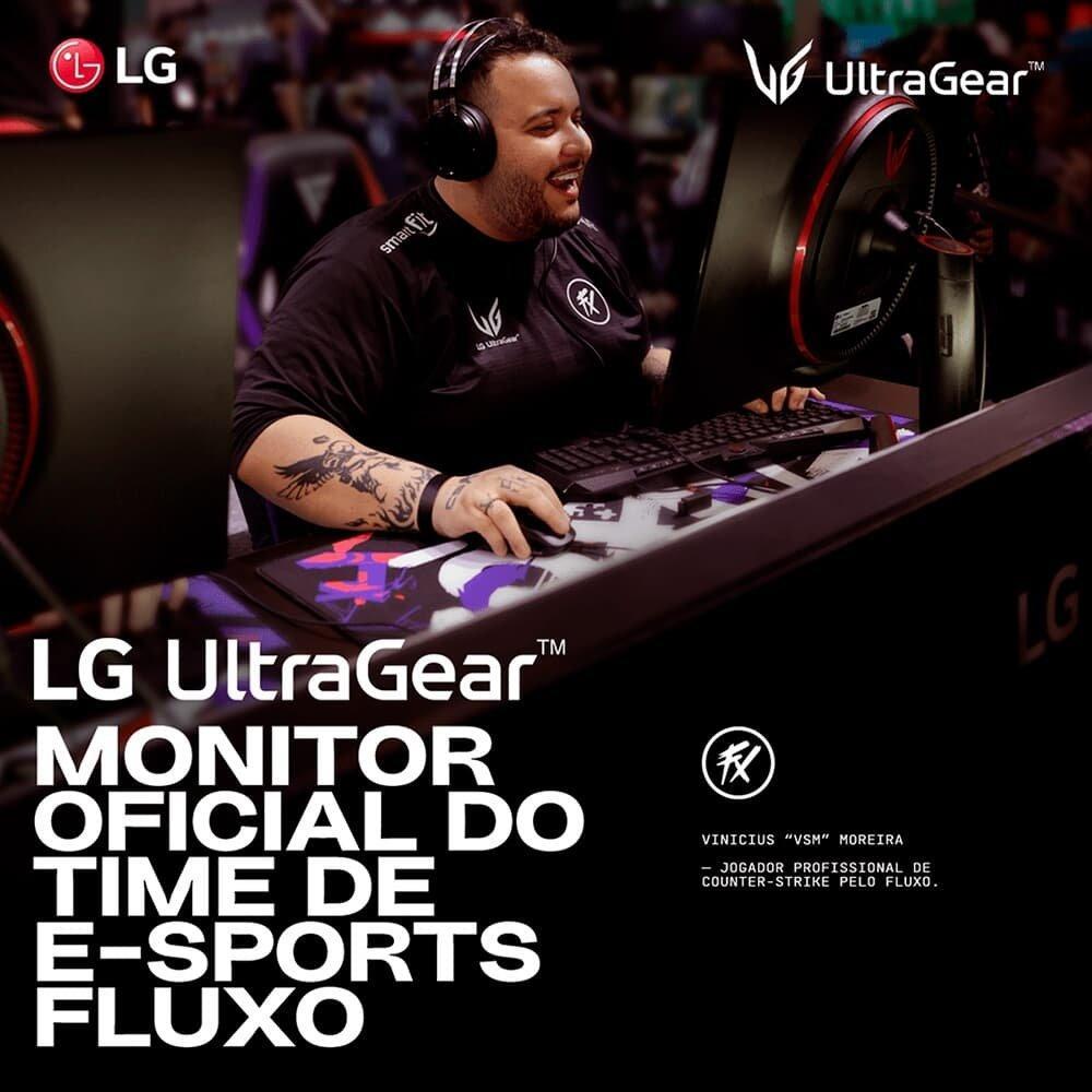 Monitor Gamer LG UltraGear 24", FHD, 180Hz, 1ms, IPS, DP e HDMI, HDR10, FreeSync, G-Sync - 24GS60F-B - 2