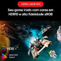 Monitor Gamer LG UltraGear 24", FHD, 180Hz, 1ms, IPS, DP e HDMI, HDR10, FreeSync, G-Sync - 24GS60F-B