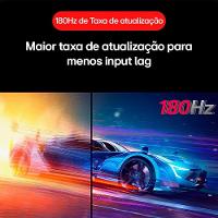 Monitor Gamer LG UltraGear 24", FHD, 180Hz, 1ms, IPS, DP e HDMI, HDR10, FreeSync, G-Sync - 24GS60F-B - 7