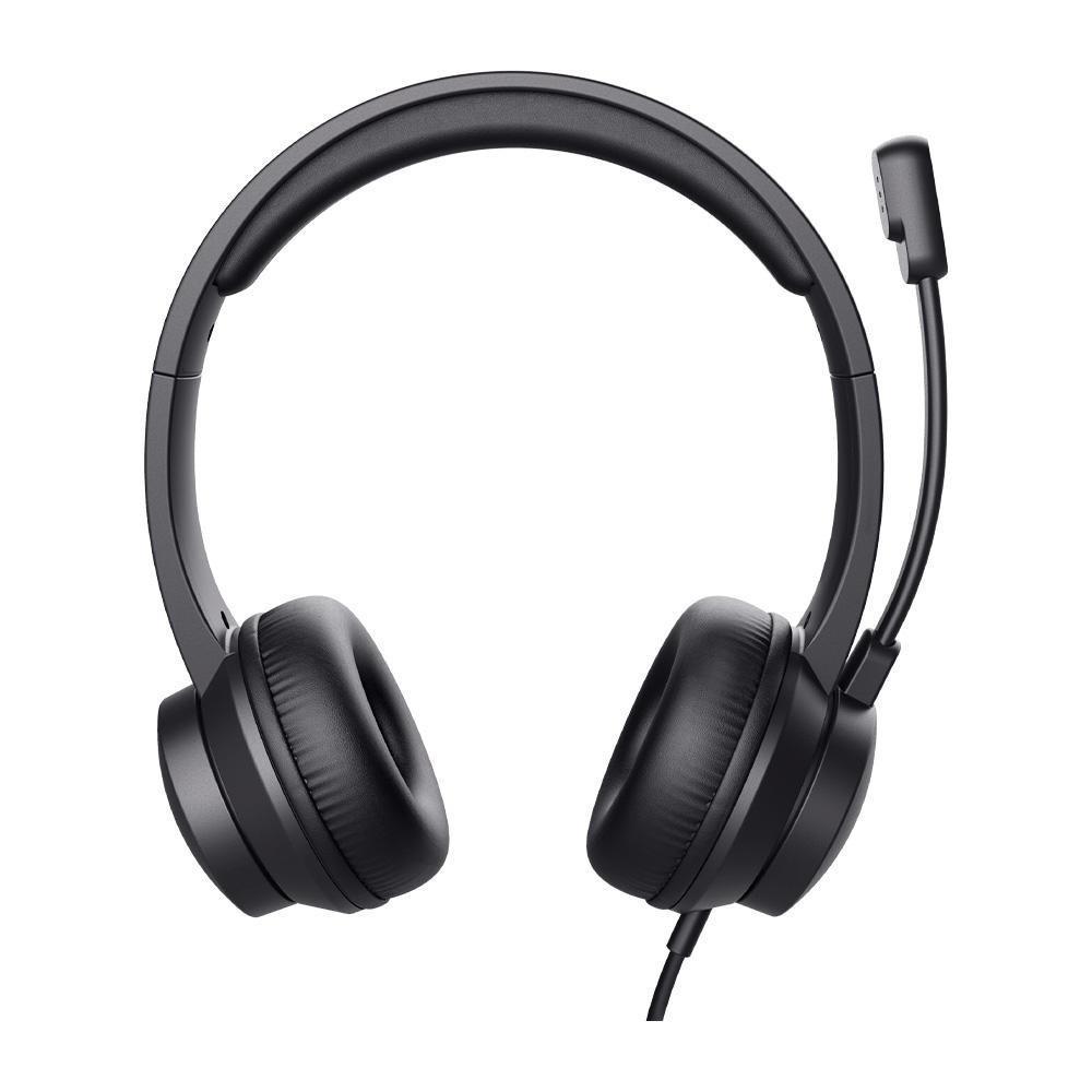 Headset Trust HS-201, Almofadas Macias, Design Leve, Para PC, Conexão USB, Preto - 25373 - 1