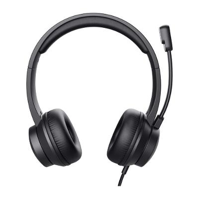 Headset Trust HS-201, Almofadas Macias, Design Leve, Para PC, Conexão USB, Preto - 25373