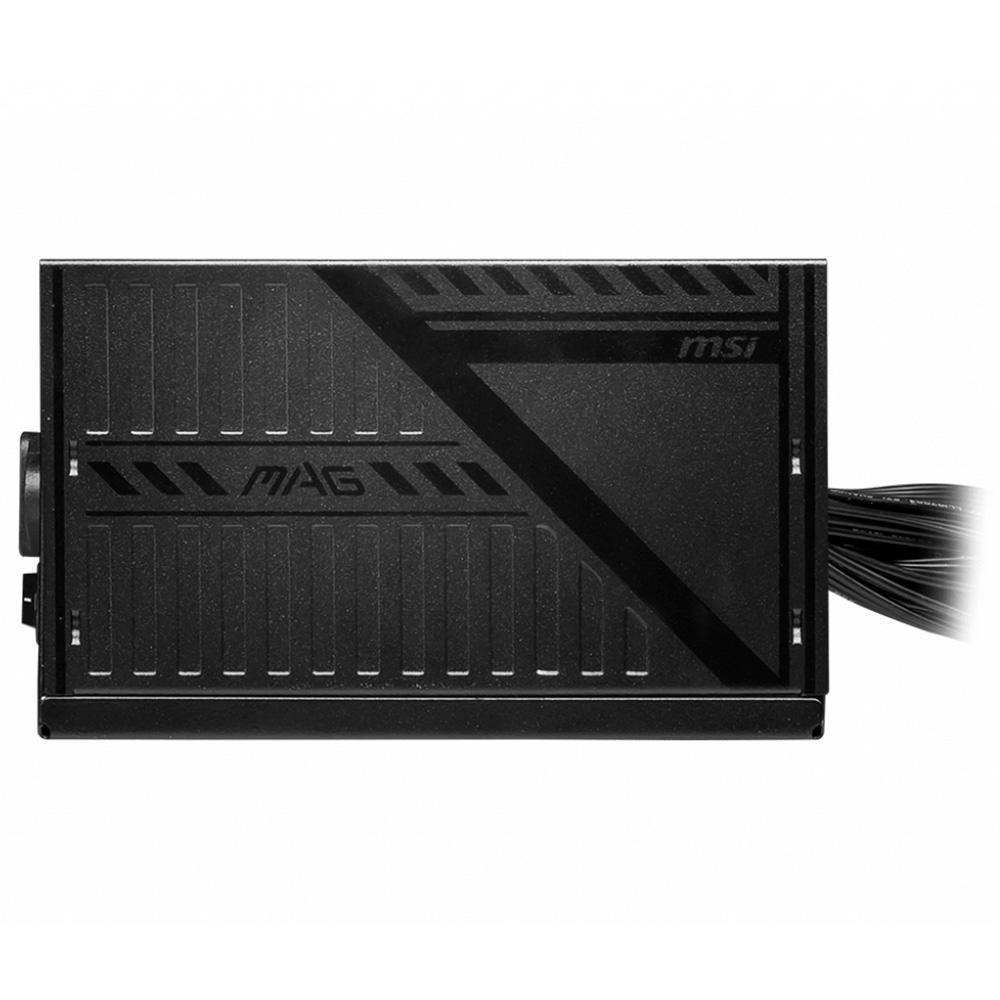 Fonte MSI MAG A600DN, 600W, 80 Plus White, PFC Ativo, Com Cabo, Preto - 306-7ZP6B22-809 - 4