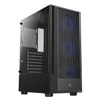 Gabinete Gamer Rise Mode Wave Black, Mid Tower, Lateral em Vidro Fumê, ARGB, ATX, 3 Cooler Fan ARGB, Preto - RM-WA-FB-ARGB - 1