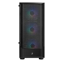 Gabinete Gamer Rise Mode Wave Black, Mid Tower, Lateral em Vidro Fumê, ARGB, ATX, 3 Cooler Fan ARGB, Preto - RM-WA-FB-ARGB - 6