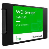 SSD WD Green, 1TB, SATA III, 2.5", Leitura: 545MB/s, Gravação: 550MB/s, Preto - WDS100T3G0A - 2