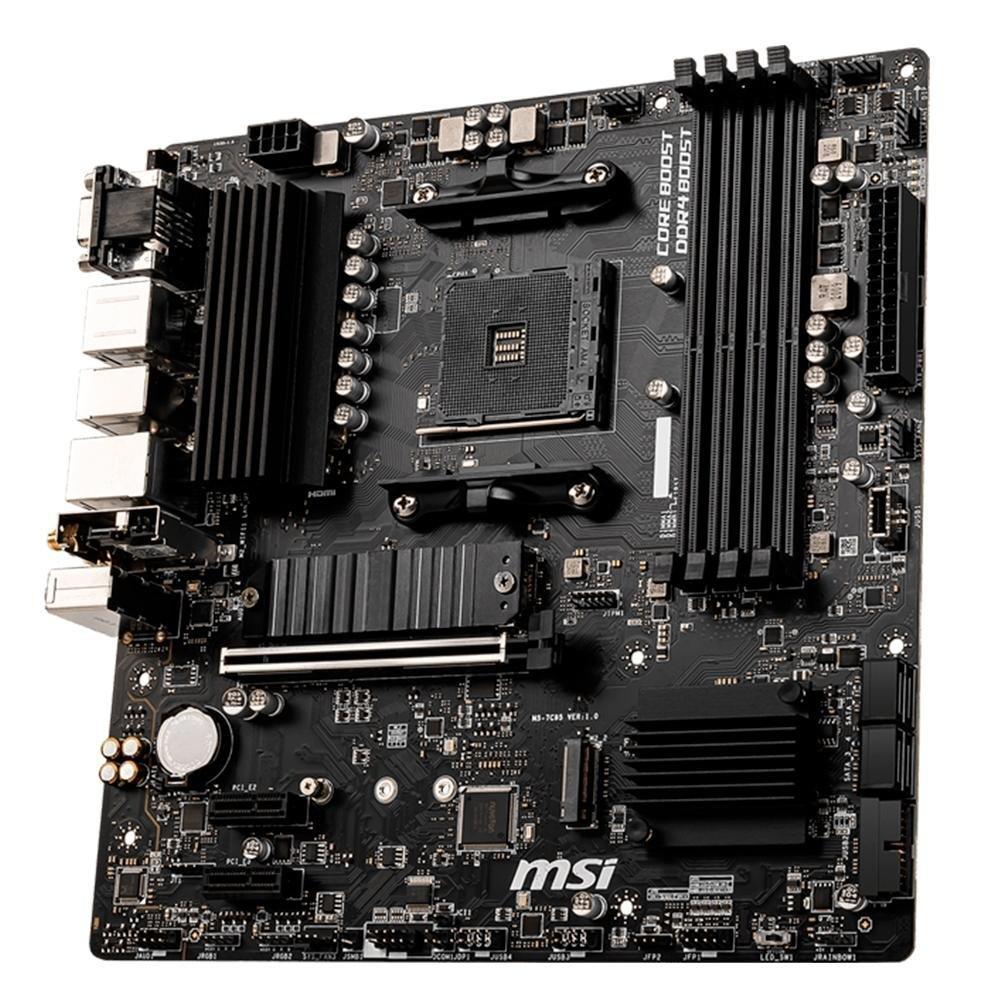 Placa-Mãe MSI B550M Pro-VDH WiFi, AMD AM4, mATX, DDR4, Preto - B550M PRO-VDH WIFI - 2