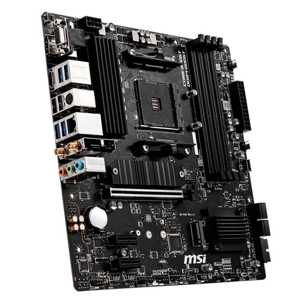 Placa-Mãe MSI B550M Pro-VDH WiFi, AMD AM4, mATX, DDR4, Preto - B550M PRO-VDH WIFI - 4