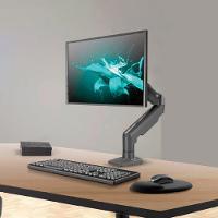 Suporte de Mesa Articulado para Monitores de 17" a 35", ELG, Ajuste de altura com Pistão a Gás - F80N - 5