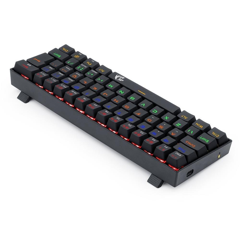 Teclado Mecânico Gamer Redragon Lakshmi, Rainbow Brown, Switch, ABNT2, Preto - K606R (PT-BROWN) - 3