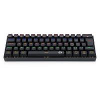 Teclado Mecânico Gamer Redragon Lakshmi, Rainbow Brown, Switch, ABNT2, Preto - K606R (PT-BROWN)