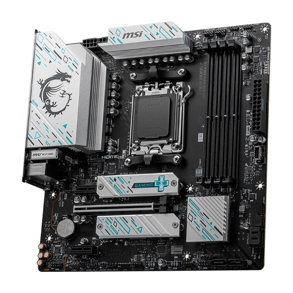 Placa-Mãe MSI B650M Gaming Plus, AMD AM5, M-ATX, DDR5, Wi-Fi, Preto -  B650M GAMING PLUS WIFI - 2