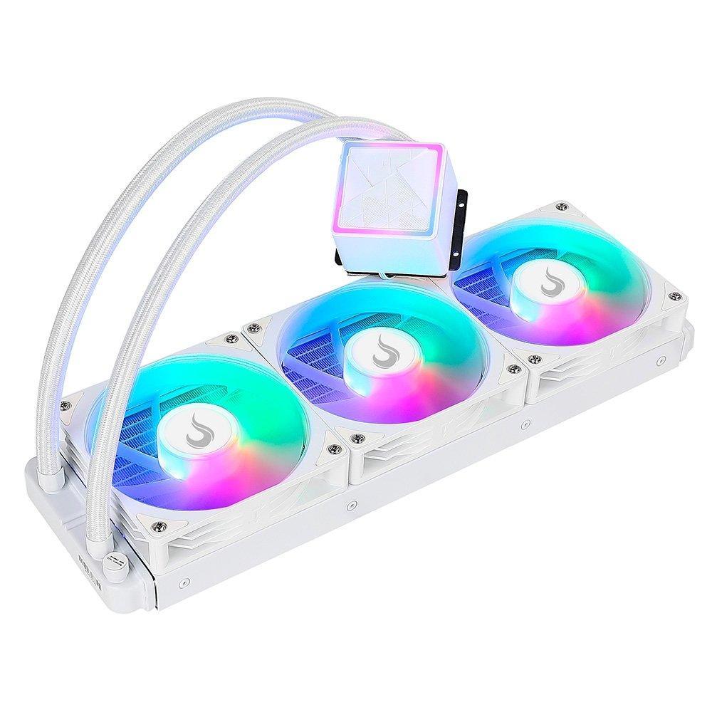 Water Cooler Gamer Rise Mode Frost, ARGB Rainbow, 360mm, AMD e Intel, Branco - RM-WCF-04-RBW - 7