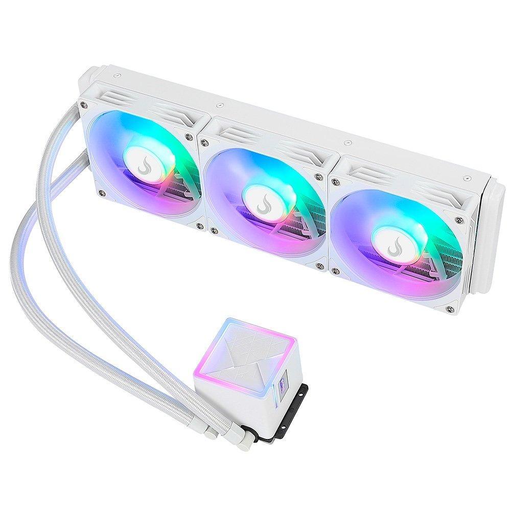 Water Cooler Gamer Rise Mode Frost, ARGB Rainbow, 360mm, AMD e Intel, Branco - RM-WCF-04-RBW - 8