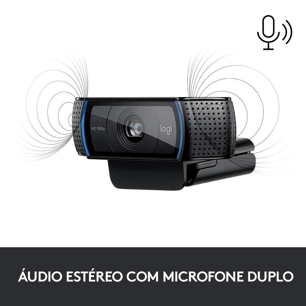 Webcam Full HD Logitech C920s com Microfone Embutido, Proteção de Privacidade, Widescreen 1080p, Compatível Logitech Capture - 960-001257 - 5