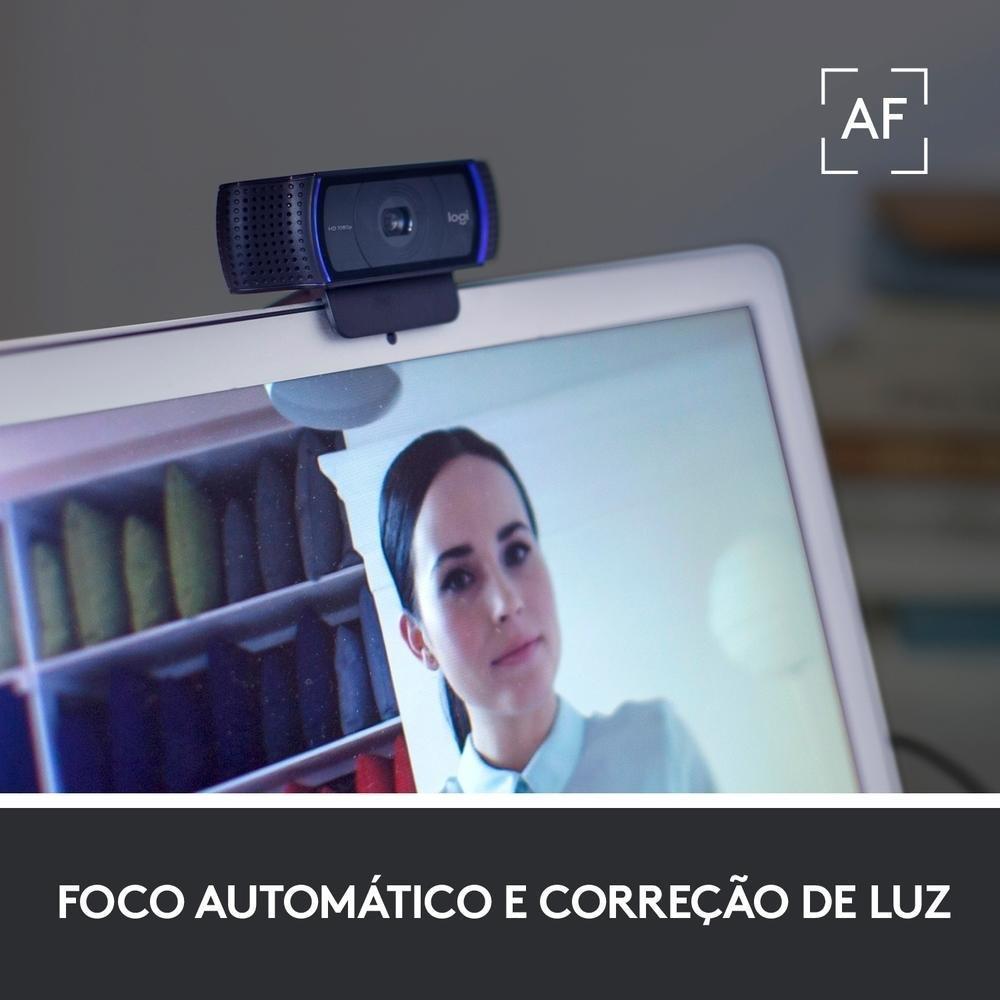 Webcam Full HD Logitech C920s com Microfone Embutido, Proteção de Privacidade, Widescreen 1080p, Compatível Logitech Capture - 960-001257 - 8