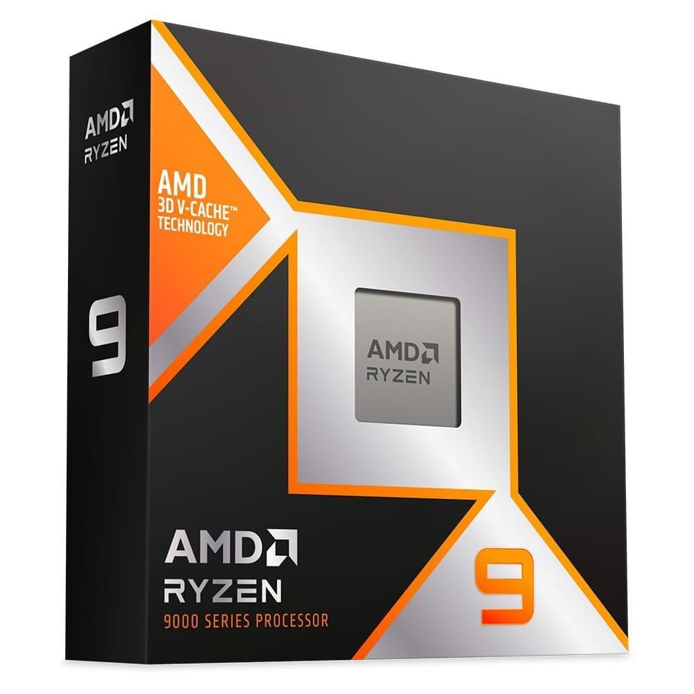 Processador AMD Ryzen 9 9950x3d, 4,4 GHz, (Máx Boos Clock Até 5,5 GHz), Cache 144MB, 16 Núcleos, Threads 32, AM5 - 100-100000719WOF - 1