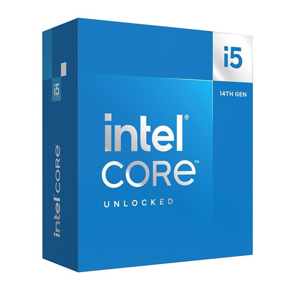 Processador Intel Core i5-14600KF, 14ª Geração, 5.3 GHz Max Turbo, Cache 24MB, 14 Núcleos, 20 Threads, LGA1700 - BX8071514600KF - 1