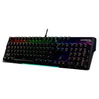 Teclado Mecânico Gamer HyperX Alloy MKW100, RGB, Switch Red, Full Size, US, Preto - 4P5E1AA#ABA
