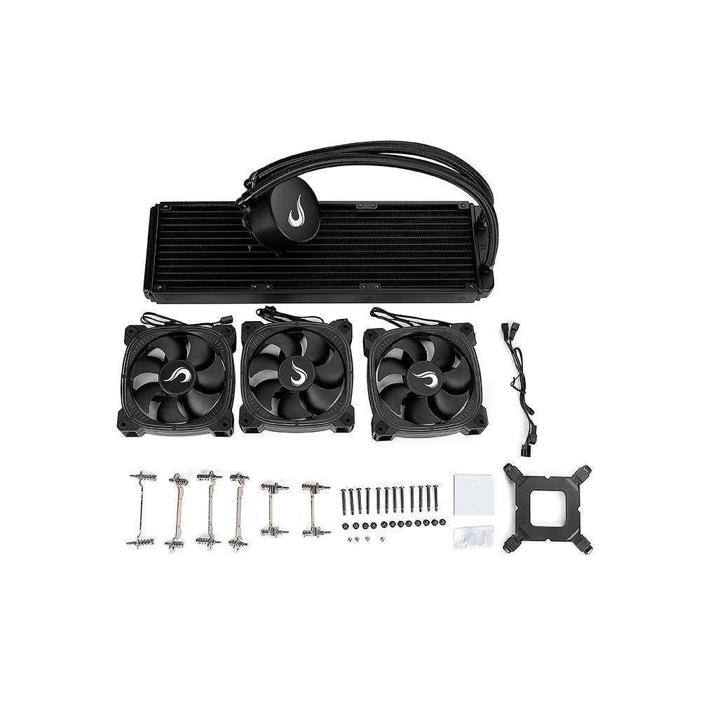 Water Cooler Gamer Rise Mode, 360mm, AMD/Intel, Preto - RM-WC-AB-360 - 3