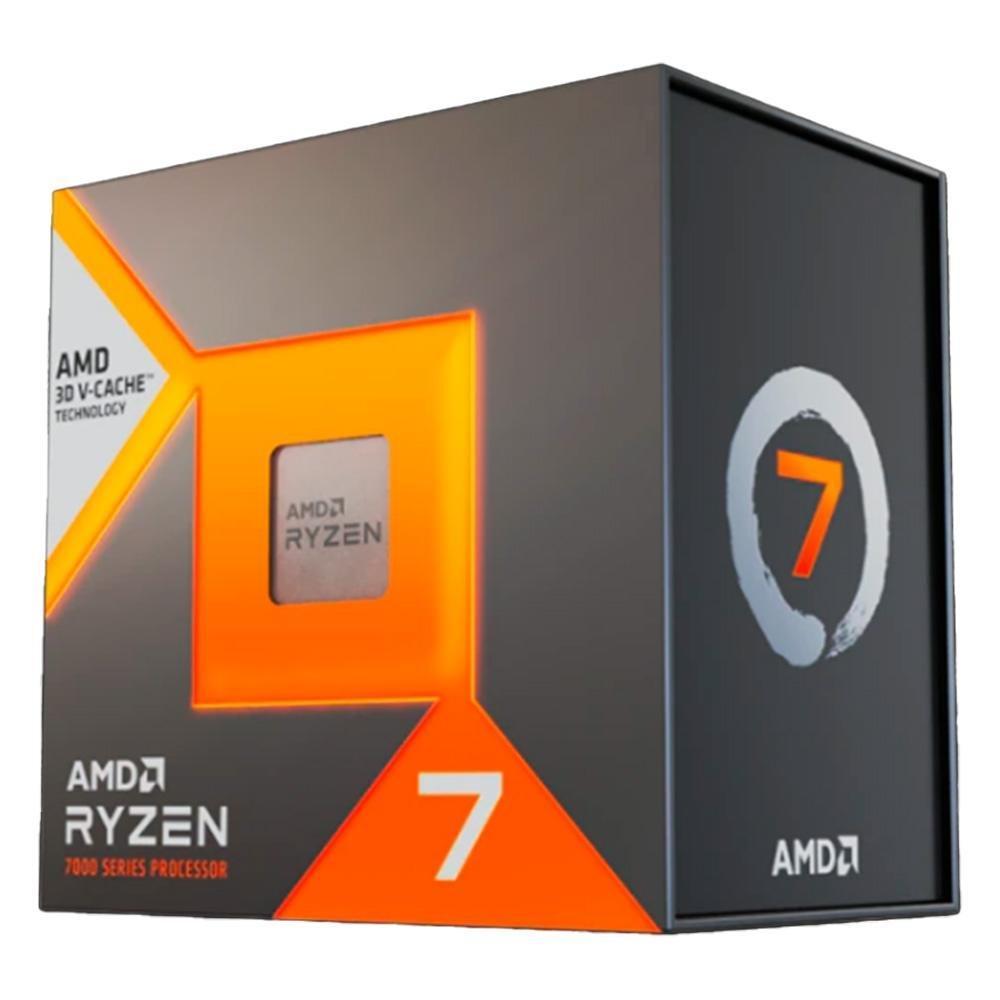 Processador AMD Ryzen 7 7800X3D, 5.0GHz Max Turbo, Cache 104MB, AM5, 8 Núcleos, Vídeo Integrado - 100-100000910WOF - 1