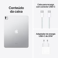 iPad Pro Apple, Tela 13", 512GB, Chip M4, Wi-Fi, Câmera Traseira 12MP, iPadOS 17, Prateado - MVX53BZ/A - 2