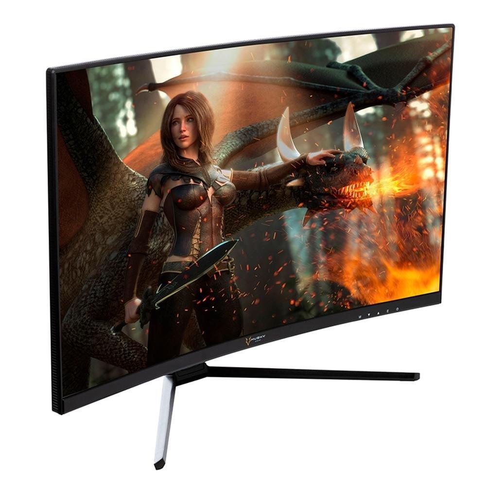 Monitor Gamer Husky Storm 27' LED, Curvo, 180Hz, Full HD, 1ms, DisplayPort e HDMI, 99% sRGB, Adaptive Sync, Ajuste de Ângulo - HGMT001 - 5