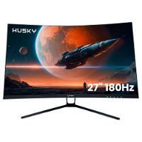 Monitor Gamer Husky Storm 27' LED, Curvo, 180Hz, Full HD, 1ms, DisplayPort e HDMI, 99% sRGB, Adaptive Sync, Ajuste de Ângulo - HGMT001 - 1