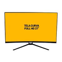 Monitor Gamer Husky Storm 27' LED, Curvo, 180Hz, Full HD, 1ms, DisplayPort e HDMI, 99% sRGB, Adaptive Sync, Ajuste de Ângulo - HGMT001 - 6