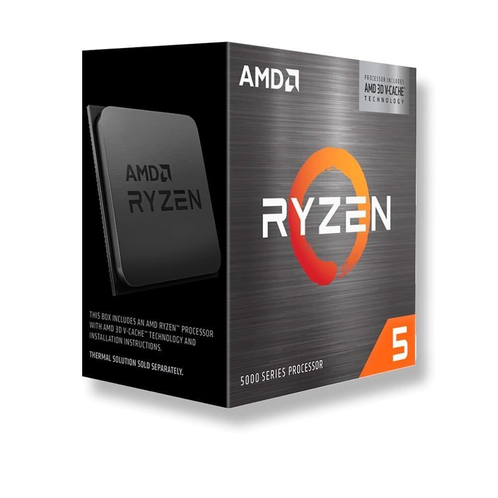 Processador AMD RYZEN 5 5500X3D, 3 GHz (4 GHz Max.), Threads 12, Cache 96MB, AM4 - 100-100001504WOF - 1