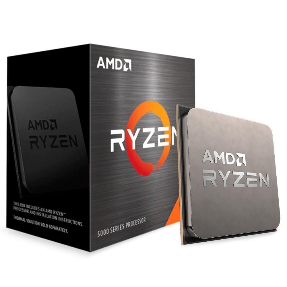 Processador AMD Ryzen 5 5500, 3.6GHz (4.2GHz Max Turbo), Cache 19MB, AM4, Sem Vídeo - 100-100000457BOX - 1